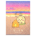 Japan Chiikawa A4 Hologram Clear File - Chiikawa & Hachiware : Chiikawa Movie The Secret of Mermaid Island Sunset - 4