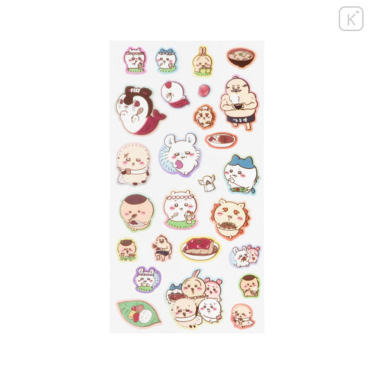 Japan Chiikawa Clear Sticker - Chiikawa Movie The Secret of Mermaid Island Food - 5