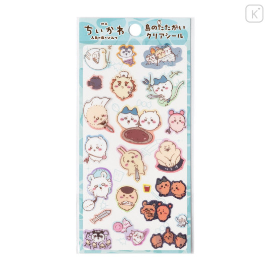 Japan Chiikawa Clear Sticker - Chiikawa Movie The Secret of Mermaid Island Battle - 4