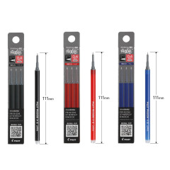 Japan Pilot FriXion Synergy LFRF Gel Pen Refill Set - 0.4mm