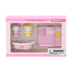 Japan Sanrio Original Doll & Bedtime Set - Hello Kitty & Mimmy