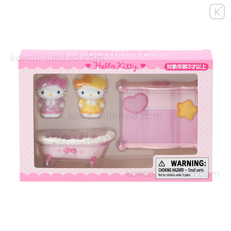 Japan Sanrio Original Doll & Bedtime Set - Hello Kitty & Mimmy