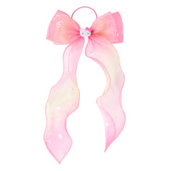 Japan Sanrio Original Kids Ribbon Hair Tie - Hello Kitty