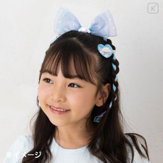 Japan Sanrio Original Kids Ribbon Hair Tie - Hello Kitty - 5