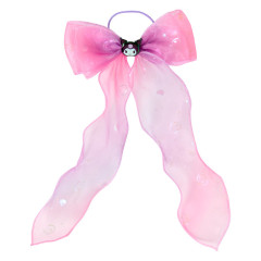 Japan Sanrio Original Kids Ribbon Hair Tie - Kuromi