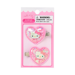 Japan Sanrio Original Kids Shaking Hair Clip Set - Hello Kitty