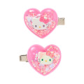 Japan Sanrio Original Kids Shaking Hair Clip Set - Hello Kitty - 2