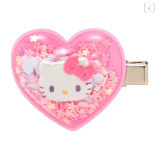 Japan Sanrio Original Kids Shaking Hair Clip Set - Hello Kitty - 4