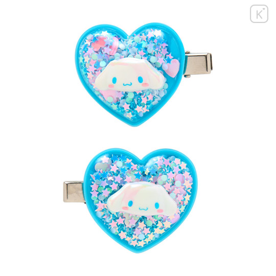 Japan Sanrio Original Kids Shaking Hair Clip Set - Cinnamoroll - 2