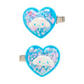 Japan Sanrio Original Kids Shaking Hair Clip Set - Cinnamoroll - 2