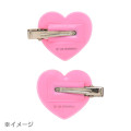 Japan Sanrio Original Kids Shaking Hair Clip Set - Kuromi - 3