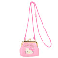 Japan Sanrio Original Kids Coin Purse with Rope - Hello Kitty - 1