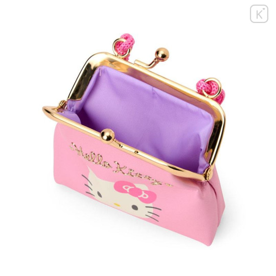 Japan Sanrio Original Kids Coin Purse with Rope - Hello Kitty - 4