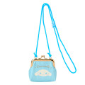 Japan Sanrio Original Kids Coin Purse with Rope - Cinnamoroll - 1