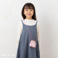 Japan Sanrio Original Kids Coin Purse with Rope - Kuromi - 5