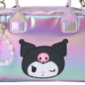 Japan Sanrio Original Kids Shoulder Bag - Kuromi : Aurora - 4