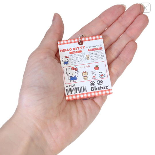 Japan Sanrio Blister Acrylic Keychain - Hello Kitty & Tiny Chum : Blistaz Pack Introduction - 2