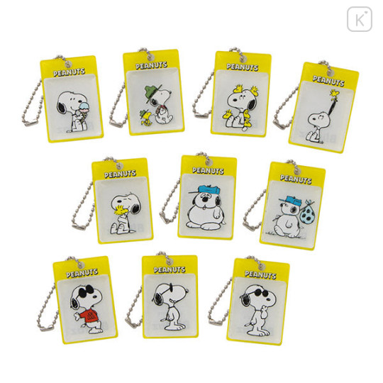 Japan Peanuts Secret Blister Acrylic Keychain - Snoopy : Blistaz Pack Introduction Blind Box - 1