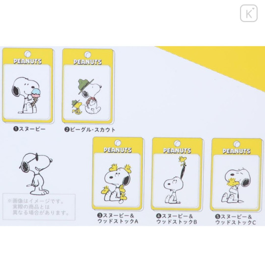 Japan Peanuts Secret Blister Acrylic Keychain - Snoopy : Blistaz Pack Introduction Blind Box - 3