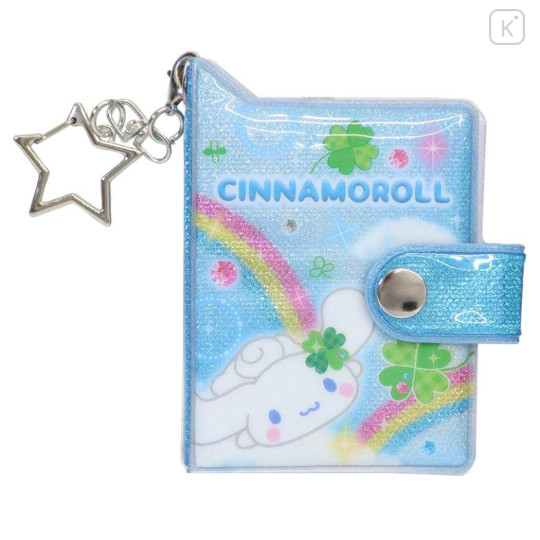 Japan Sanrio Mini Sticker Book Keychain - Cinnamoroll : Clover - 1