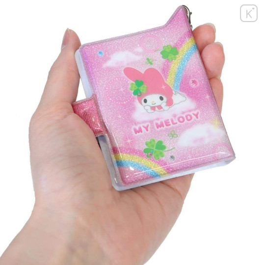 Japan Sanrio Mini Sticker Book Keychain - My Melody : Clover - 2