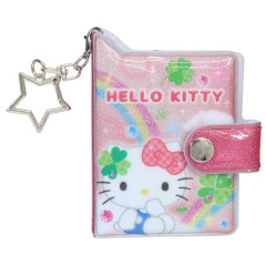 Japan Sanrio Mini Sticker Book Keychain - Hello Kitty : Clover