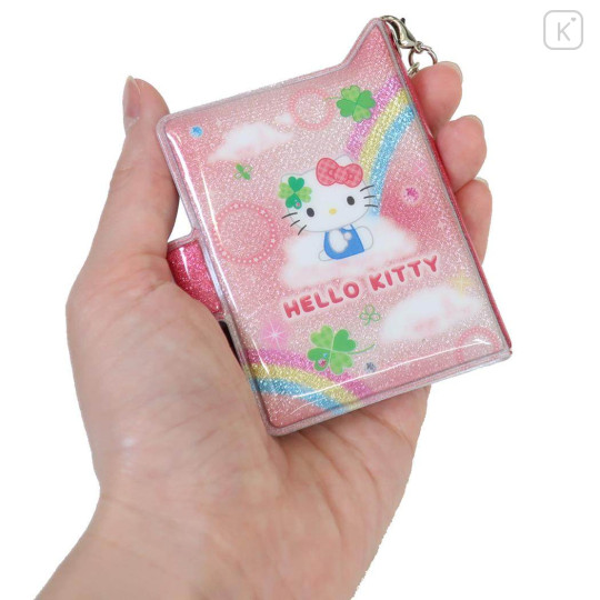 Japan Sanrio Mini Sticker Book Keychain - Hello Kitty : Clover - 2