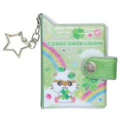 Japan Sanrio Mini Sticker Book Keychain - Corocorokuririn : Clover