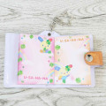 Japan Sanrio Mini Sticker Book Keychain - Usahana : Clover - 3