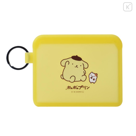 Japan Sanrio Flappo Pouch - Pompompurin & Muffin - 1