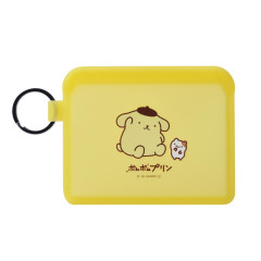 Japan Sanrio Flappo Pouch - Pompompurin & Muffin