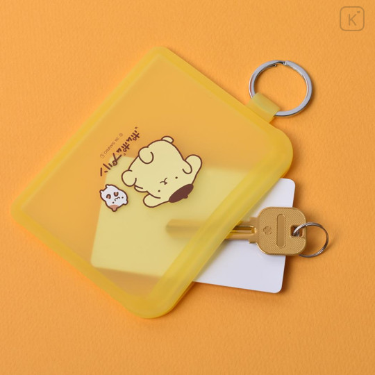 Japan Sanrio Flappo Pouch - Pompompurin & Muffin - 2