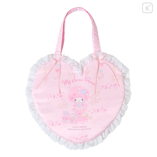 Japan Sanrio Original Tote Bag - My Sweet Piano : Dress-Up Piano Recital - 1