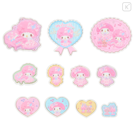 Japan Sanrio Original Sticker Set - My Sweet Piano : Dress-Up Piano Recital - 2