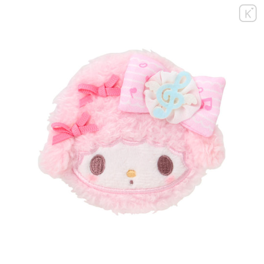 Japan Sanrio Original Face-Shaped Compact Mirror - My Sweet Piano : Dress-Up Piano Recital - 1