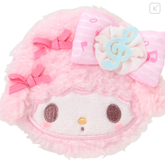Japan Sanrio Original Face-Shaped Compact Mirror - My Sweet Piano : Dress-Up Piano Recital - 2