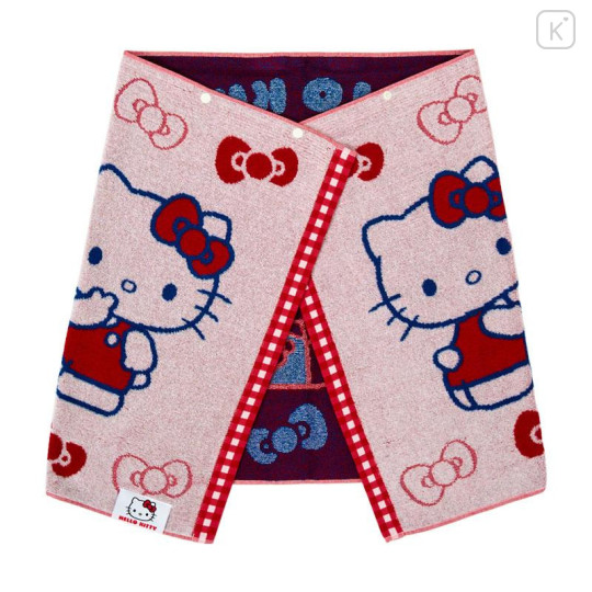 Japan Sanrio Original Snap-on Bath Towel - Hello Kitty - 5