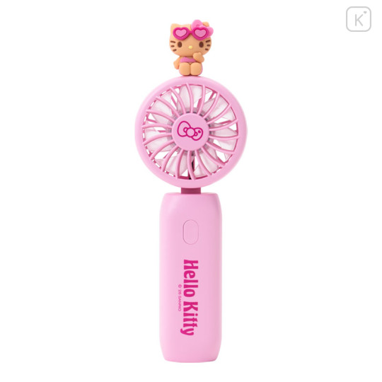 Japan Sanrio Original 2way Fan - Hello Kitty : Pink - 2