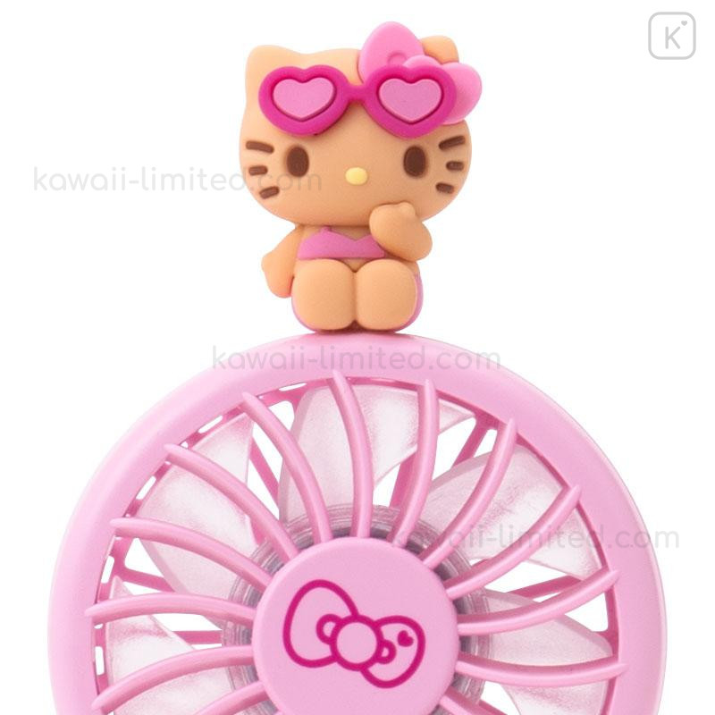 Japan Sanrio Original 2way Fan - Hello Kitty : Pink | Kawaii Limited