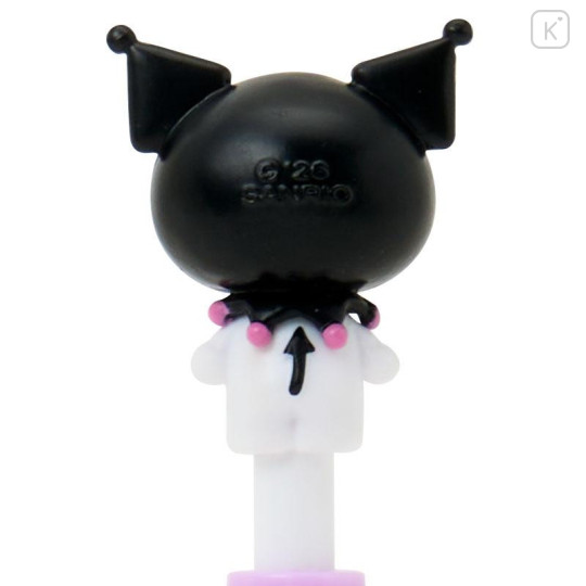 Japan Sanrio Original Mini Mascot Ballpoint Pen - Kuromi - 5