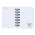Japan Sanrio Original Mini Ring Notebook - Kuromi - 3