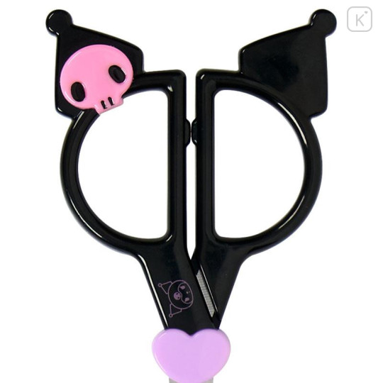 Japan Sanrio Original Mini Scissors - Kuromi - 4