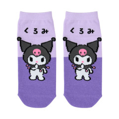 Japan Sanrio Original Socks - Kuromi : Hiragana