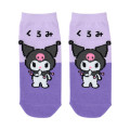 Japan Sanrio Original Socks - Kuromi : Hiragana - 1