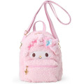 Japan Sanrio Original Face-Shaped 2way Mini Backpack - My Sweet Piano : Dress-Up Piano Recital - 4