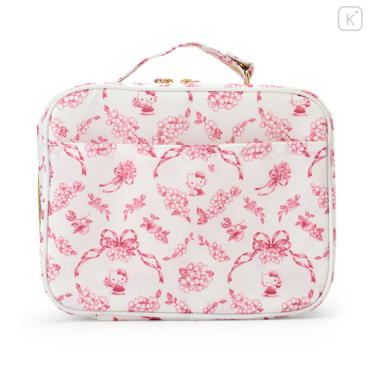Japan Sanrio Original Multi Pouch - Hello Kitty : Elegant Foral - 2