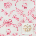 Japan Sanrio Original Multi Pouch - Hello Kitty : Elegant Foral - 4