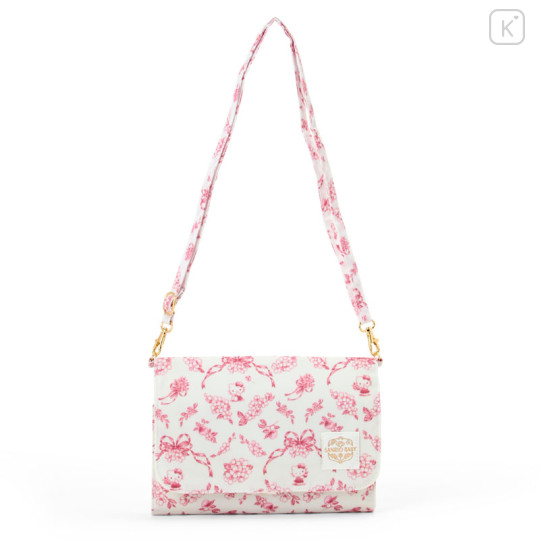 Japan Sanrio Original Multi Case Bag - Hello Kitty : Elegant Foral - 1