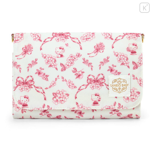 Japan Sanrio Original Multi Case Bag - Hello Kitty : Elegant Foral - 2