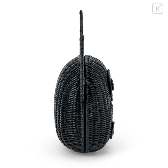 Japan Sanrio Rattan Bag - Kuromi - 2